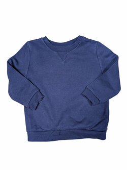 modrá mikina bez kapuce pro kluky secondhand Primark